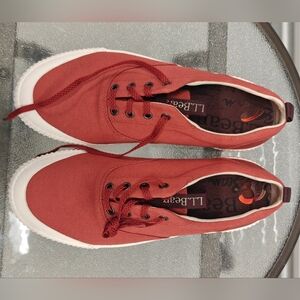 L.L. Bean Eco Woods Shoe Canvas Lace Up Cayenne Men's